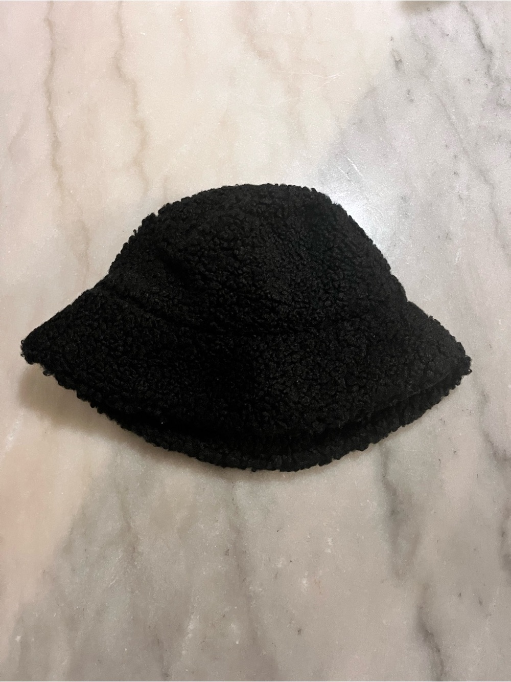 Black Sherpa Bucket Hat